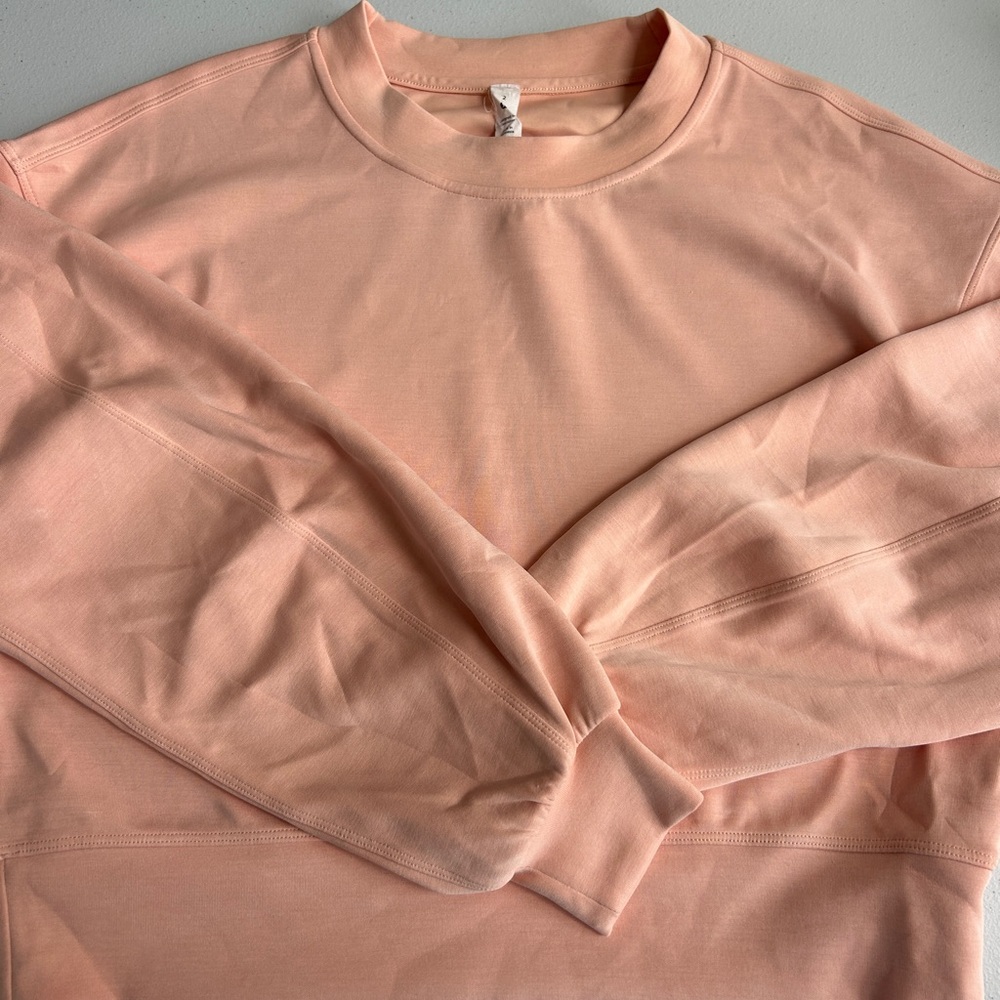 lululemon athletica Peach Crew Neck Sweater